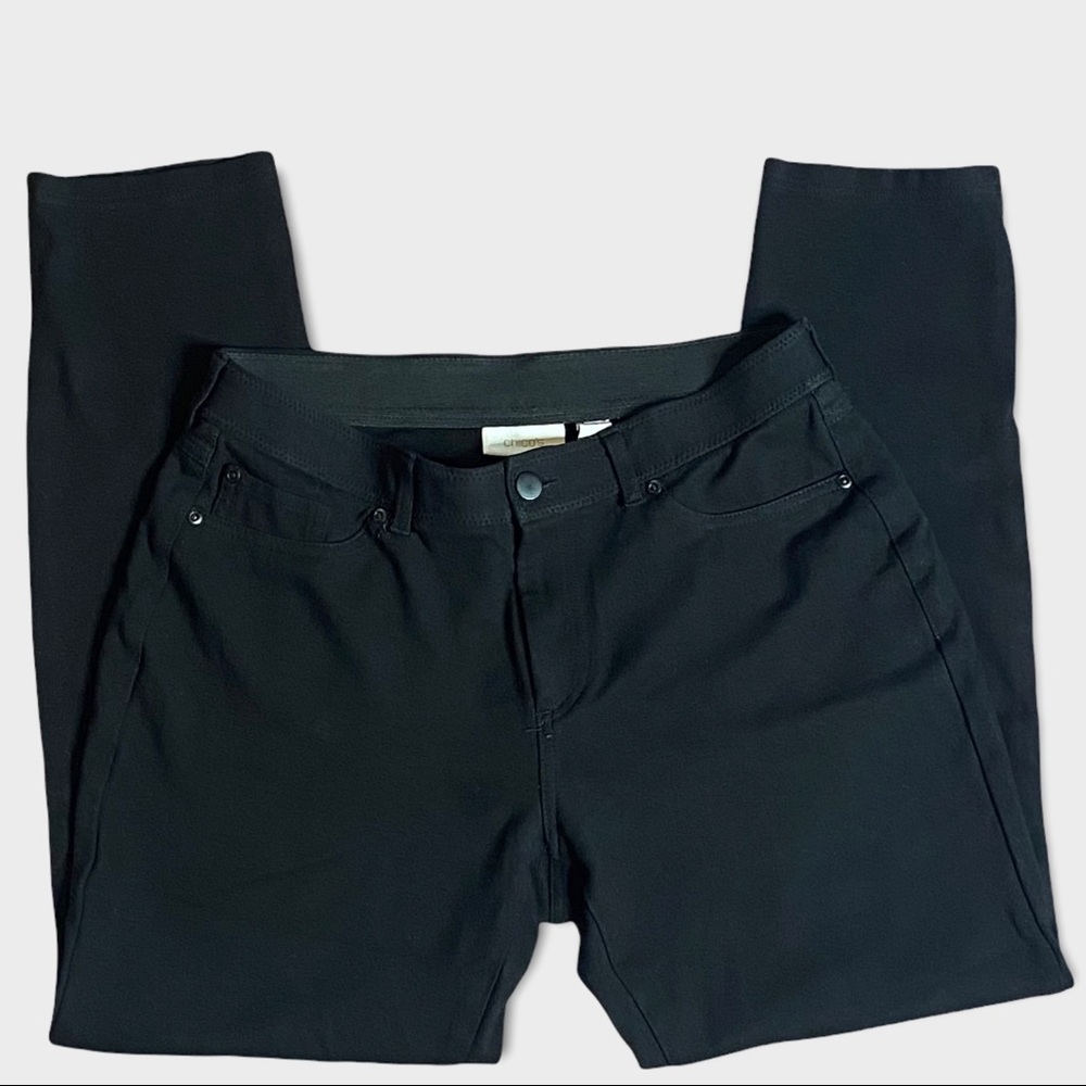 Chico’s Women’s Black Stretch Legging Pants Sz M